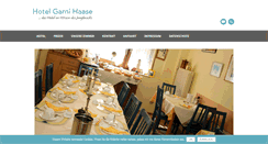 Desktop Screenshot of hotel-haase.com